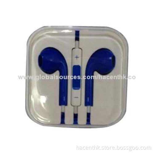 Best Factory Wholesale Earphones for iPhone 5, Made of ABS, OEM/ODM Orders Welcomed
